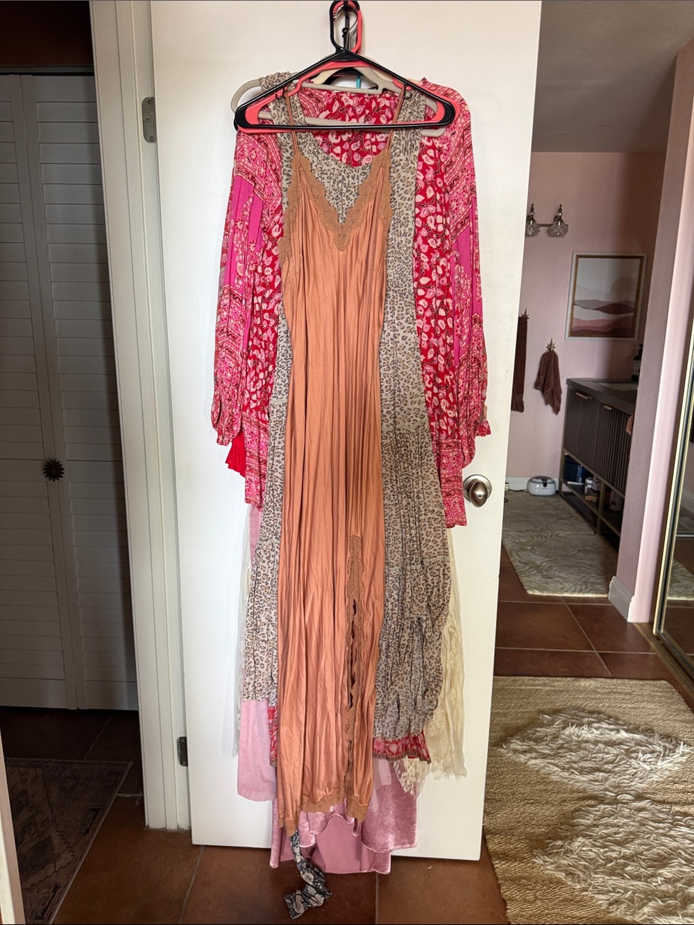 SPELL Maxi Dress in Peach